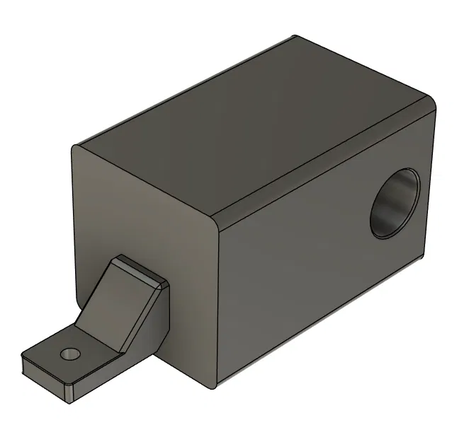 2" Mini Hitch có Lỗ Chốt, Bóng, Đai Ốc & Đai Ốc Xích - Image 4