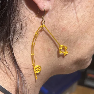 Bông Tai Cần Câu Cá