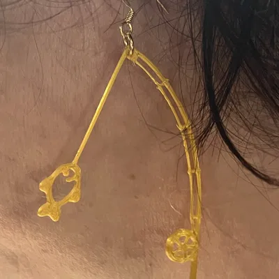 Bông Tai Cần Câu Cá