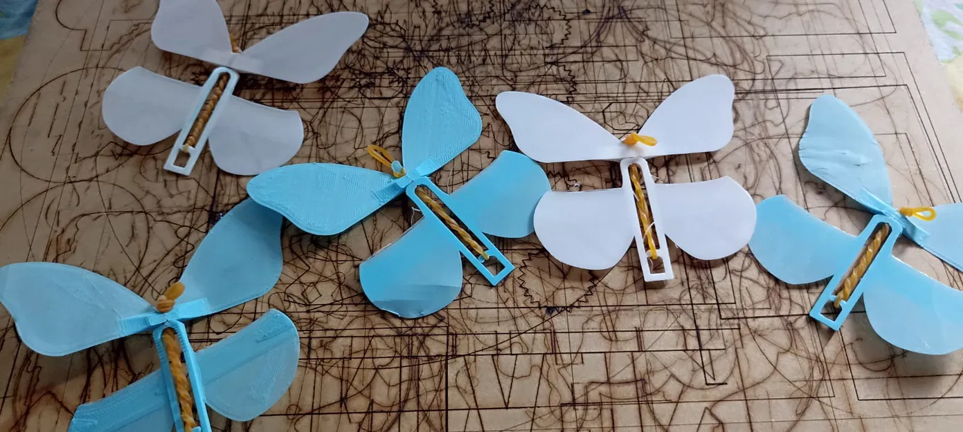 Mô hình 3D Con Bướm Bay - Image 5