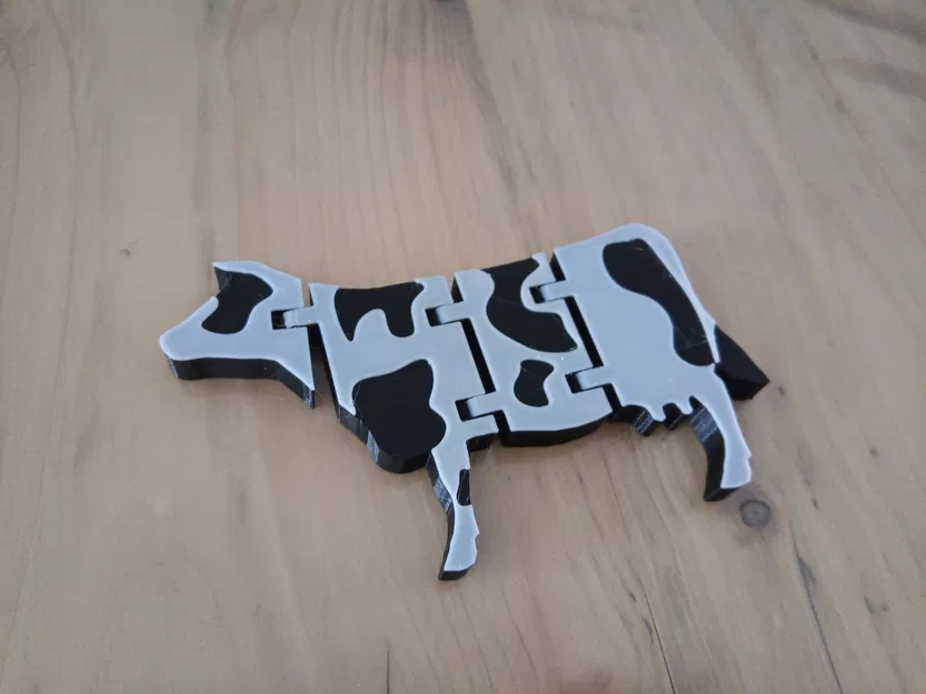 Mô Hình Bò Flexi In Liền Mạch - Image 1