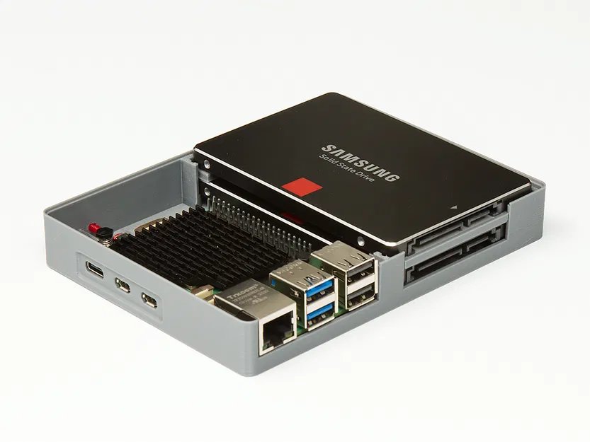 Vỏ Raspberry Pi-5 Dual SSD - Image 2