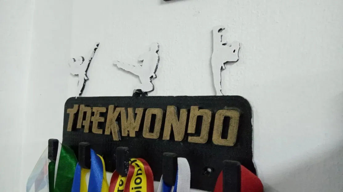 Móc Treo Huy Chương Taekwondo Đơn Giản - Image 2