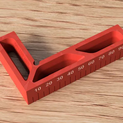 Thước Vuông Mini 100mm