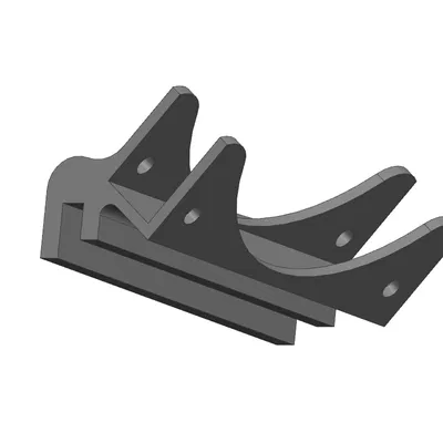 Kẹp Quạt 120mm Mỏng Gắn Kính Làm Mát Hồ Cá