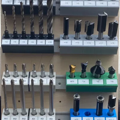 Hộp Đựng Dao Phay và Đầu Vít Kiểu Module