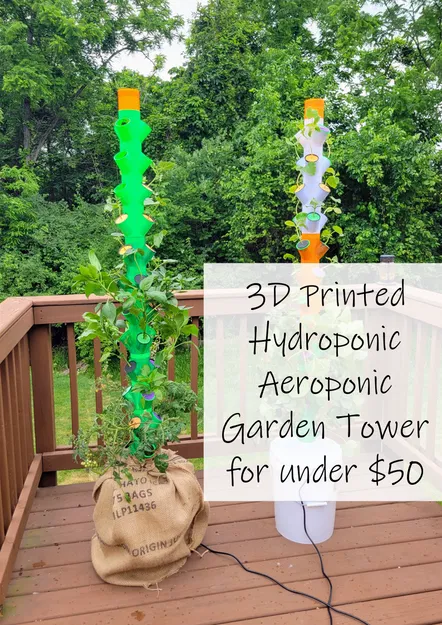 Tháp Vườn Thủy Canh Khí Canh 3D - Image 1