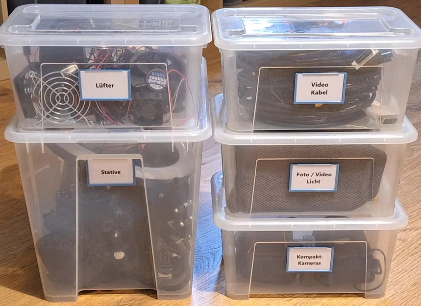 Bộ nhãn dán hộp IKEA SAMLA - Image 1