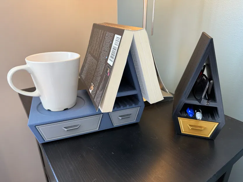 Kệ Sách/Đánh Dấu Trang & Hộp Đựng Đồ Để Bàn Đầu Giường - Image 1