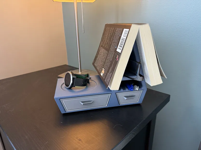 Kệ Sách/Đánh Dấu Trang & Hộp Đựng Đồ Để Bàn Đầu Giường - Image 2