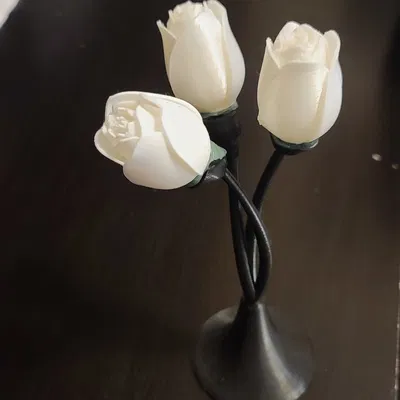 Cành Hoa Hồng Trang Nhã