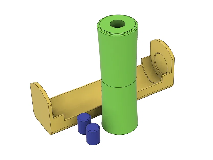 Con Lăn/Giá Đỡ Cuộn Dây Đơn Giản Cho Bambu Lab X1C / P1S / P1P - Image 3