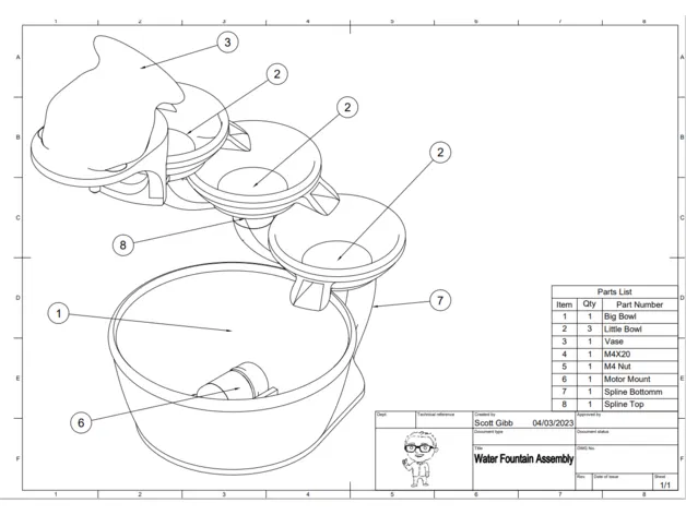 Đài phun nước nhiều bát - Image 12