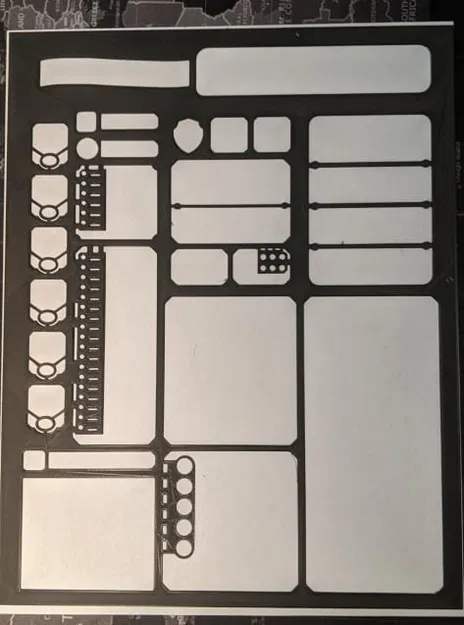 Khuôn Vẽ Bảng Nhân Vật D&D - Image 2