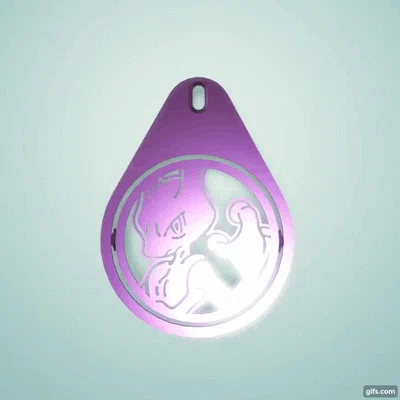 Móc Khóa Đồng Xu Mewtwo Pokemon