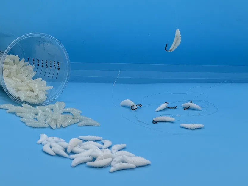 Mồi Câu/Lưỡi Câu Cá - Giòi - Image 5