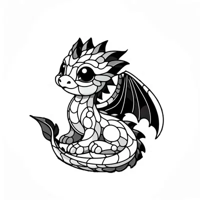 Trang trí bánh kem: Song long cho cặp song sinh (ba màu)