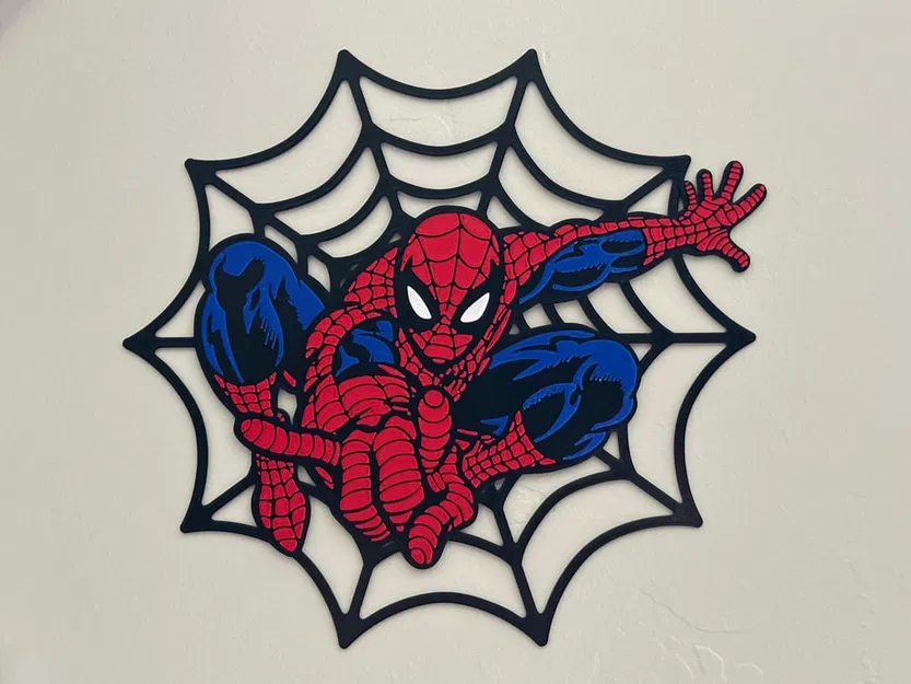 Mô hình Spider-Man Trang trí Tường - Image 1