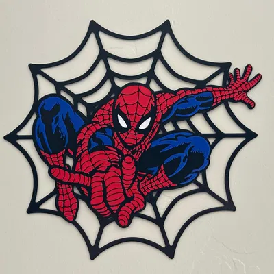 Mô hình Spider-Man Trang trí Tường