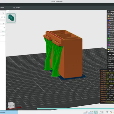 Giá Đỡ Dụng Cụ Gắn Bên Hông Cho Máy Voron
