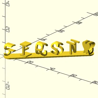 Mô hình 3D Tên Kép