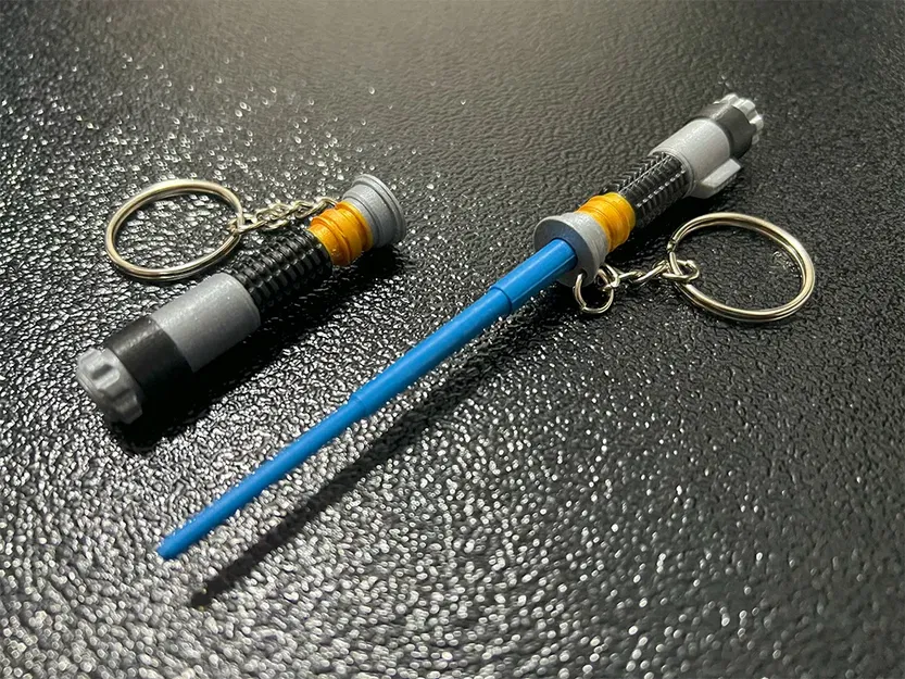 Móc Khóa Lightsaber (Thu Gọn) - Lưỡi Dao Tách Rời - Image 1
