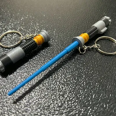 Móc Khóa Lightsaber (Thu Gọn) - Lưỡi Dao Tách Rời