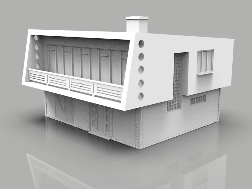 Mô Hình Nhà Šumperák Tỷ Lệ N (1:160) - Image 1