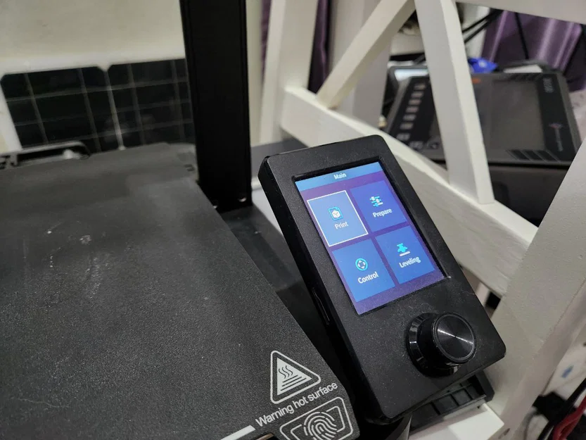 Chân đế đổi vị trí màn hình LCD cho Ender 3 V3 SE / Ender 3 SE (Bản chỉnh sửa) - Image 1