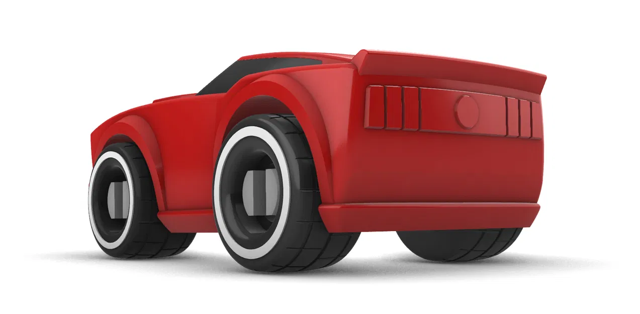 Mô Hình Mustang Cách Điệu Tỉ Lệ 1/64 - Image 4