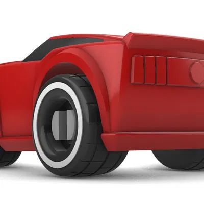 Mô Hình Mustang Cách Điệu Tỉ Lệ 1/64