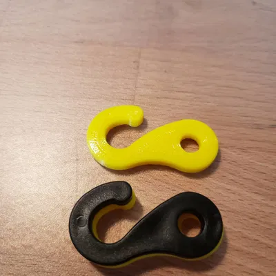 Móc chữ S cho Dây Co Giãn Lều Cắm Trại