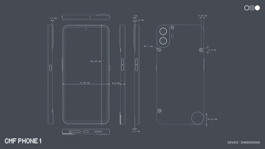 CMF Phone 1 - Ốc Vít và Ốp Lưng Chính Hãng - Image 2