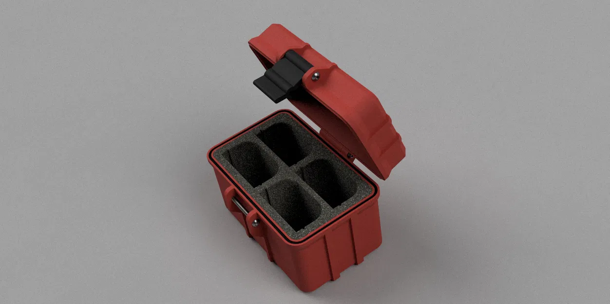 Hộp Đựng Pin Canon LP-E6 Chắc Chắn (Phiên Bản 3, 4 và 6 Pin) - Image 4