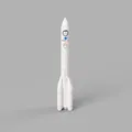 Mô hình tên lửa Ariane 6 tỷ lệ 1/256 - Thumbnail 1