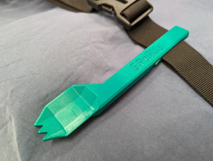 SPoRK3 (có hoặc không có nhãn/kẹp) - Image 1