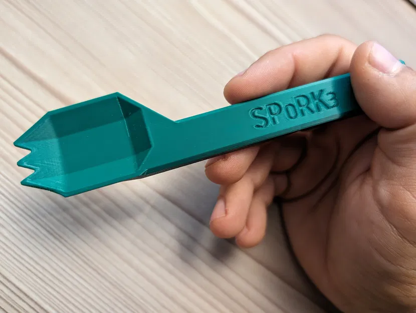 SPoRK3 (có hoặc không có nhãn/kẹp) - Image 3
