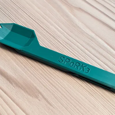 SPoRK3 (có hoặc không có nhãn/kẹp)