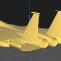 Mô hình máy bay chiến đấu F-15 của Mỹ - Thumbnail 2