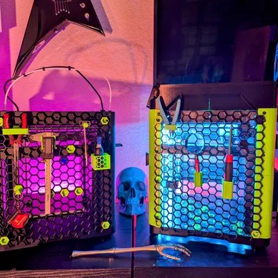 Tấm che cạnh Honeycomb/Hexagon/Hex kích thước đầy đủ cho Flashforge Adventurer 5M