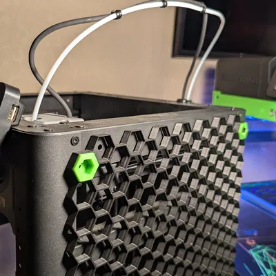 Tấm che cạnh Honeycomb/Hexagon/Hex kích thước đầy đủ cho Flashforge Adventurer 5M