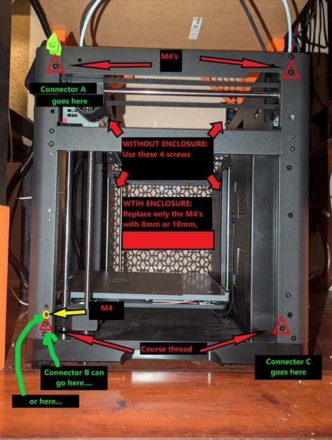 Tấm che cạnh Honeycomb/Hexagon/Hex kích thước đầy đủ cho Flashforge Adventurer 5M - Image 7