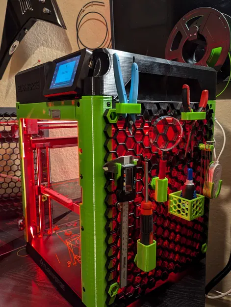 Tấm che cạnh Honeycomb/Hexagon/Hex kích thước đầy đủ cho Flashforge Adventurer 5M - Image 10