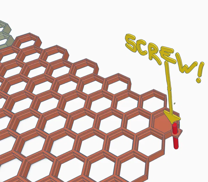 Tấm che cạnh Honeycomb/Hexagon/Hex kích thước đầy đủ cho Flashforge Adventurer 5M - Image 14