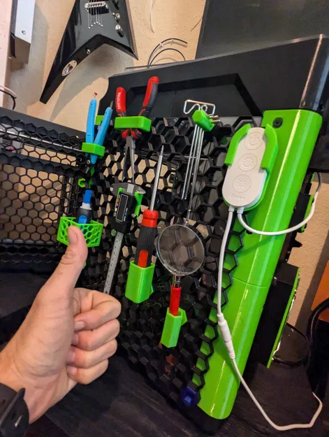 Tấm che cạnh Honeycomb/Hexagon/Hex kích thước đầy đủ cho Flashforge Adventurer 5M - Image 19