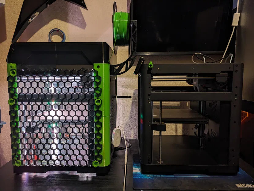 Tấm che cạnh Honeycomb/Hexagon/Hex kích thước đầy đủ cho Flashforge Adventurer 5M - Image 30