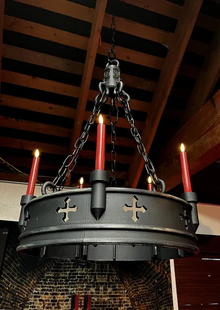 Đèn Chùm Phong Cách Gothic - Image 3