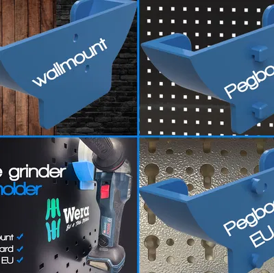 Kệ Giữ Máy Mài Góc Treo Pegboard