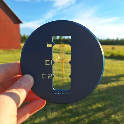 Thước Đo Khoảng Cách Chơi Disc Golf