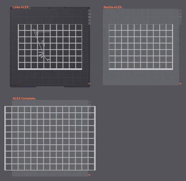 Khay Gridfinity Vừa Khít Cho Ngăn Kéo IKEA ALEX 67x66 cm - Image 5